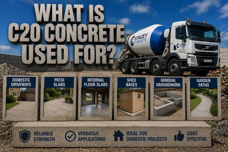 what is c20 concrete used for?